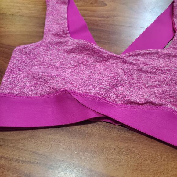 Free People FP Movement Just Breathe Sports Bra Women's Size Small Hibiscus Pink - Picture 4 of 13